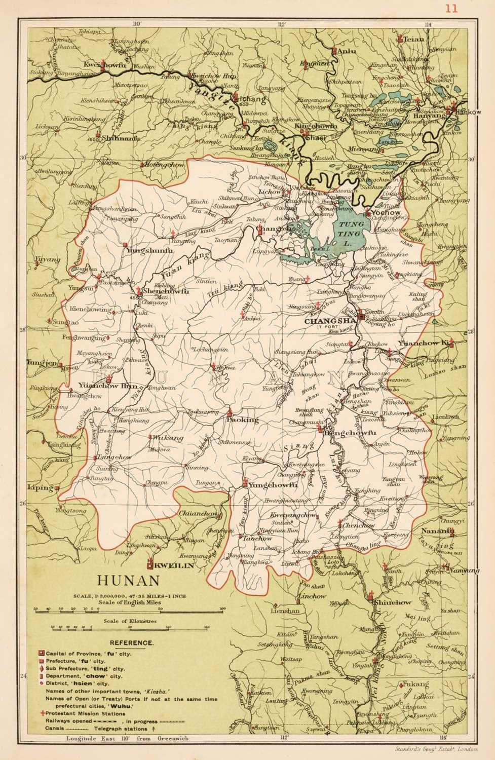 1908 Chinese Map Lot 40 - Stanford (Edward, publisher). Atlas of the