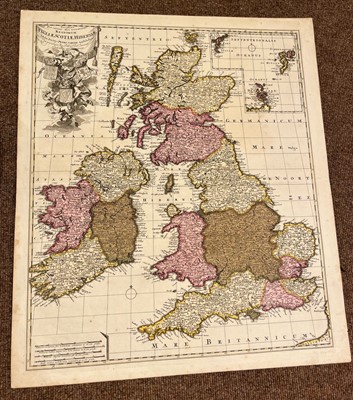 Lot 86 - British Isles. Jaillot (Alexis Hubert), Carte Generale des Royaumes D'Angleterre..., Paris, 1669