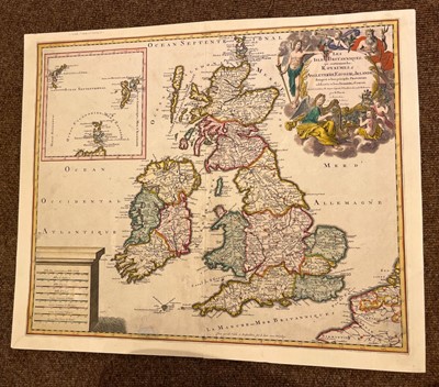 Lot 86 - British Isles. Jaillot (Alexis Hubert), Carte Generale des Royaumes D'Angleterre..., Paris, 1669