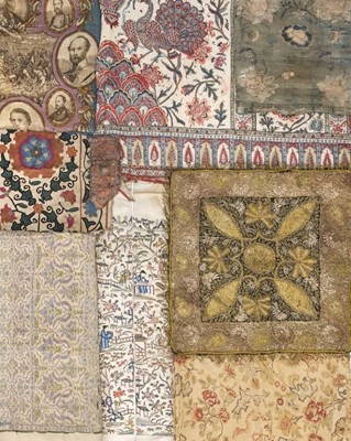 Lot 587 - Ascher (Zika). A collection of embroidered, woven, and printed fabrics,  17th century & later