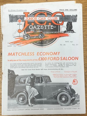 Lot 213 - Junior Car Club. Gazette, 46 original issues (nos. 164-209), For Private Circulation only, 1936-1939