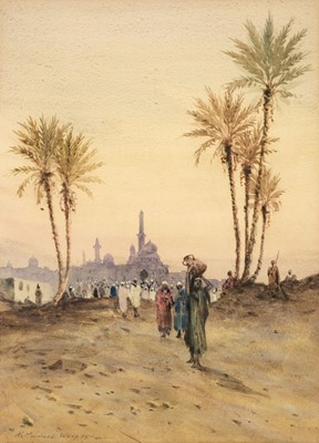 Lot 171 - Wright (Robert Murdoch, 1889-1962). Returning from the Mosque