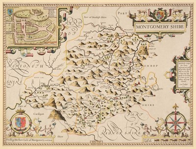 Lot 48 - Montgomeryshire. Speed (John), Montgomery Shire, John Sudbury & George Humble, circa 1627