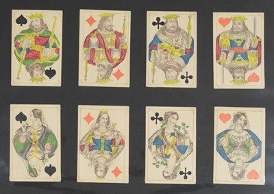 Lot 237 - German playing cards. Carte Mignonne, Düsseldorf: Oscar Lenssen, circa 1860, & 4 others