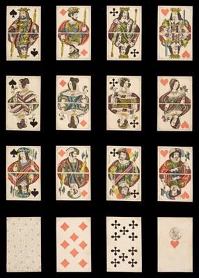 Lot 236 - German playing cards. Berlin pattern, Stralsund: Ludwig v.d. Osten, circa 1850s, & 5 others