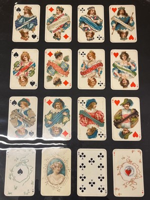 Lot 236 - German playing cards. Berlin pattern, Stralsund: Ludwig v.d. Osten, circa 1850s, & 5 others