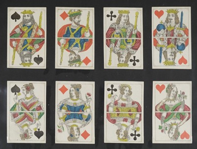 Lot 236 - German playing cards. Berlin pattern, Stralsund: Ludwig v.d. Osten, circa 1850s, & 5 others