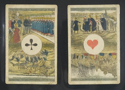 Lot 236 - German playing cards. Berlin pattern, Stralsund: Ludwig v.d. Osten, circa 1850s, & 5 others