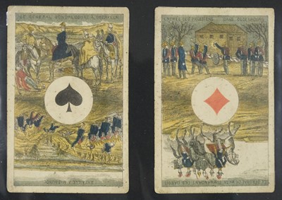 Lot 236 - German playing cards. Berlin pattern, Stralsund: Ludwig v.d. Osten, circa 1850s, & 5 others