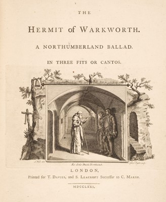 Lot 302 - Percy (Thomas). The Hermit of Warkworth. A Northumberland Ballad, 1771