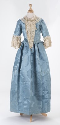 Lot 646 - Spitalfields. A bodice and deconstructed skirt of silk damask, probably Spitalfields, circa 1745-50