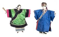 Lot 675 - Chinese puppets.