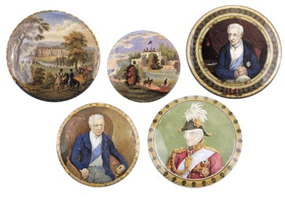 Lot 540 - Duke of Wellington. A collection of Victorian pot lids