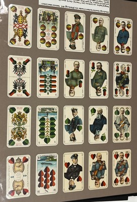 Lot 240 - German playing cards. Deutsche Spielkarte No.303, B. Dondorf, circa 1900, & 15 others