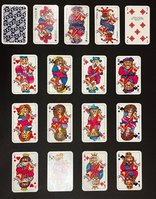 Lot 240 - German playing cards. Deutsche Spielkarte No.303, B. Dondorf, circa 1900, & 15 others