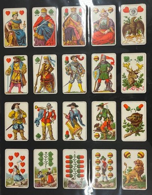 Lot 241 - German playing cards. Deutsche Spielkarten No.301, variant 2, B. Dondorf, circa 1880s, & 23 others