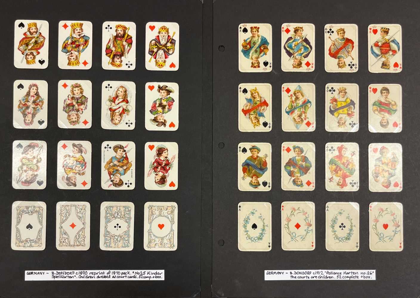 Lot 241 - German playing cards. Deutsche Spielkarten