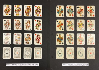 Lot 241 - German playing cards. Deutsche Spielkarten No.301, variant 2, B. Dondorf, circa 1880s, & 23 others