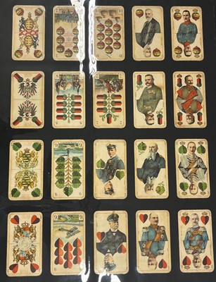 Lot 241 - German playing cards. Deutsche Spielkarten No.301, variant 2, B. Dondorf, circa 1880s, & 23 others