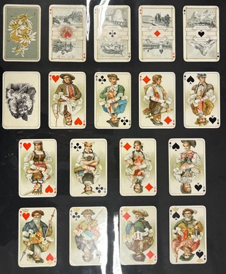 Lot 241 - German playing cards. Deutsche Spielkarten No.301, variant 2, B. Dondorf, circa 1880s, & 23 others