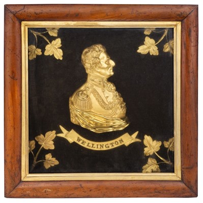 Lot 558 - Duke of Wellington. A Victorian ormolu bust of the Duke of Wellington facing right
