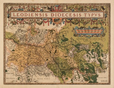 Lot 29 - Belgium. Ortelius (Abraham), Leodiensis Dioecesis Typus, 1595 or later