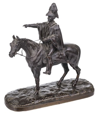 Lot 555 - Duke of Wellington. A Victorian equestrian bronze after Matthew Cotes Wyatt (1777-1862)