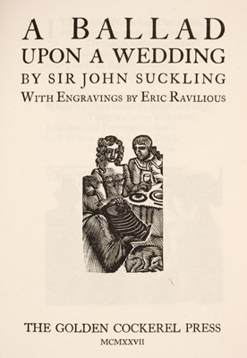 Lot 210 - Golden Cockerel Press. A Ballad upon a Wedding, 1927