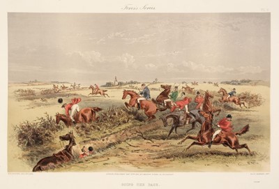 Lot 73 - Browne (H. K.). A Run with the Stag Hounds by Phiz, Messrs. Fores, 1863