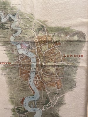 Lot 58 - Tombleson (William). Tombleson's Panoramic Map of the Thames and Medway, [1834]