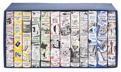 Lot 226 - Ransome (Arthur). Swallows & Amazons, 12 volumes, Shepperton: Nauticalia, 2010