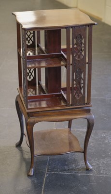 Lot 193 - Revolving bookcase.