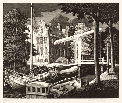 Lot 308 - Mackley (George, 1900-1983). Drawbridge, circa 1962