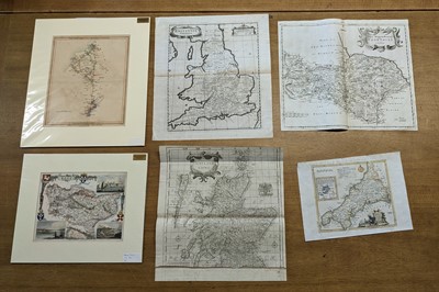 Lot 44 - Maps. A collection of approximately 200 maps, 17th - 19th century