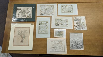 Lot 44 - Maps. A collection of approximately 200 maps, 17th - 19th century