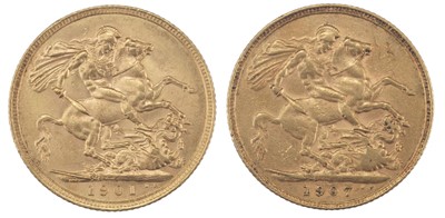 Lot 518 - Victoria (1837-1901). Gold Sovereign, 1901,  Edward VII, gold Sovereign
