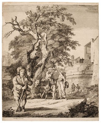 Lot 50 - Sandby (Paul, 1731-1809). Eight Landscape etchings, c. 1750-1758, fine, black impressions