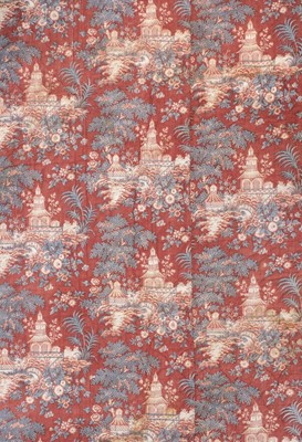 Lot 638 - Quilt. A quilt of late 18th century Chinoiserie fabric, English, circa 1854