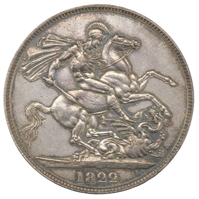Lot 514 - George IV (1820-1830). Crown, 1822, SECUNDO, very fine