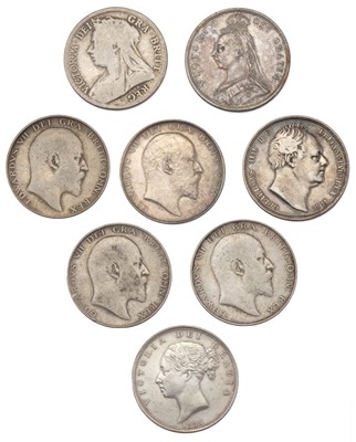 Lot 516 - William IV (1830-1837). Halfcrown, 1834, fine, together with seven further Halfcrowns
