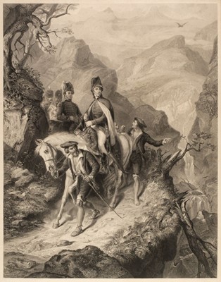 Lot 77 - Duke of Wellington. [Greatbach(W.), Wellington Crossing the Pyrennees, 1858]
