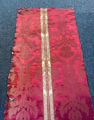 Lot 617 - Fabric. A collection of fabric pieces, 17th century and later