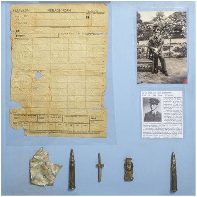 Lot 548 - Hurricane P3049. Relics recovered from Hurricane P3049 shot down on 7 September 1940