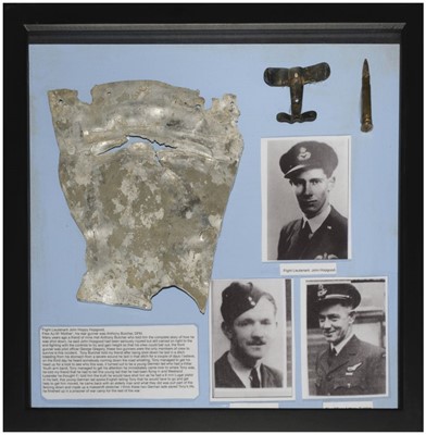 Lot 555 - Dambusters. A collection of relics recovered from Lancaster AJ-M (M Mother)