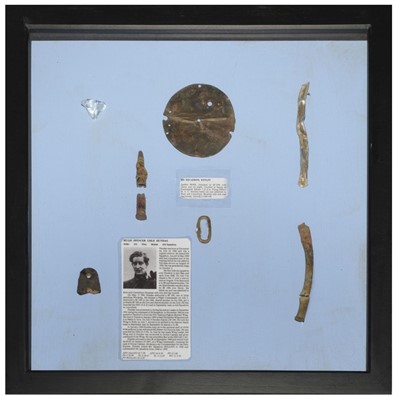 Lot 556 - Spitfire R6926. Relics recovered from Spitfire R6926 shot down on 22 June 1940