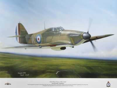 Lot 557 - Pettit (Malcolm). A large collection of Battle of Britain paintings and prints