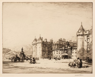 Lot 326 - Osborne (Malcolm, 1880-1963). Holyrood Palace, 1913..., and eight others