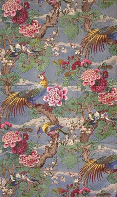 Lot 625 - Fabric. A piece of cotton chintz, English, 1920s/30s