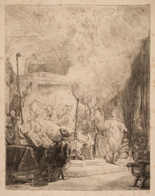 Lot 36 - Rembrandt (Harmensz. van Rijn, 1606-1669). The Death of the Virgin, 1639