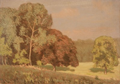 Lot 243 - Needell (Philip Gregory, 1886-1974). Early Morning, Autumn, Mill Hill